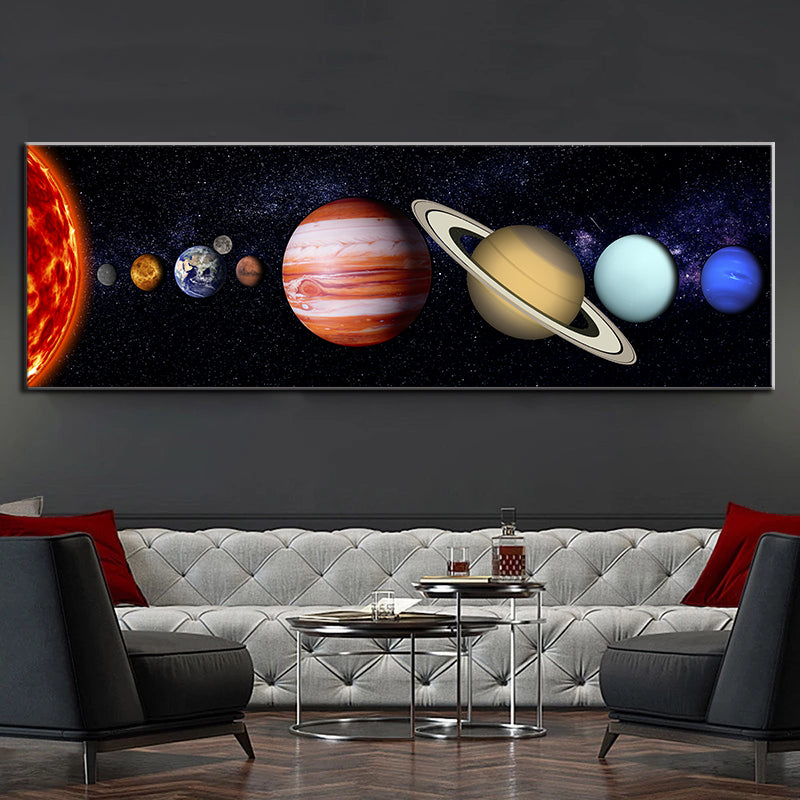 Cosmic Odyssey: Exoplanet Galaxy Universe Wall Poster