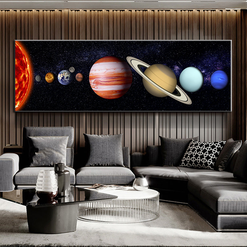 Cosmic Odyssey: Exoplanet Galaxy Universe Wall Poster