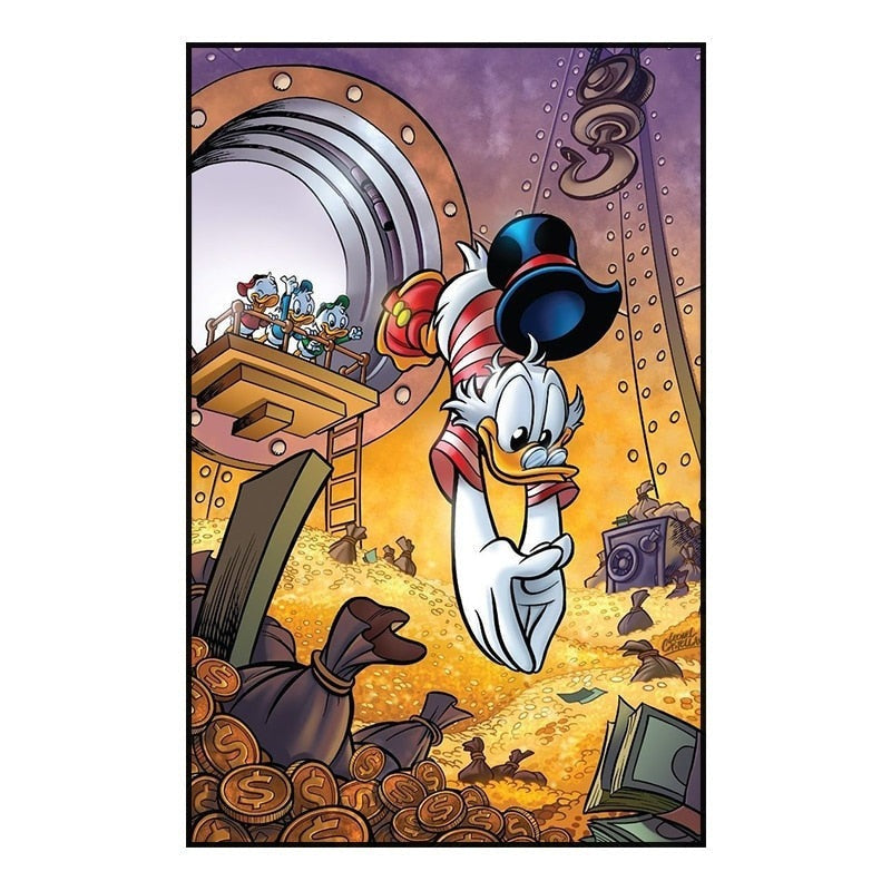 Disney's Donald Duck: Money-Loving Cartoon Star Poster