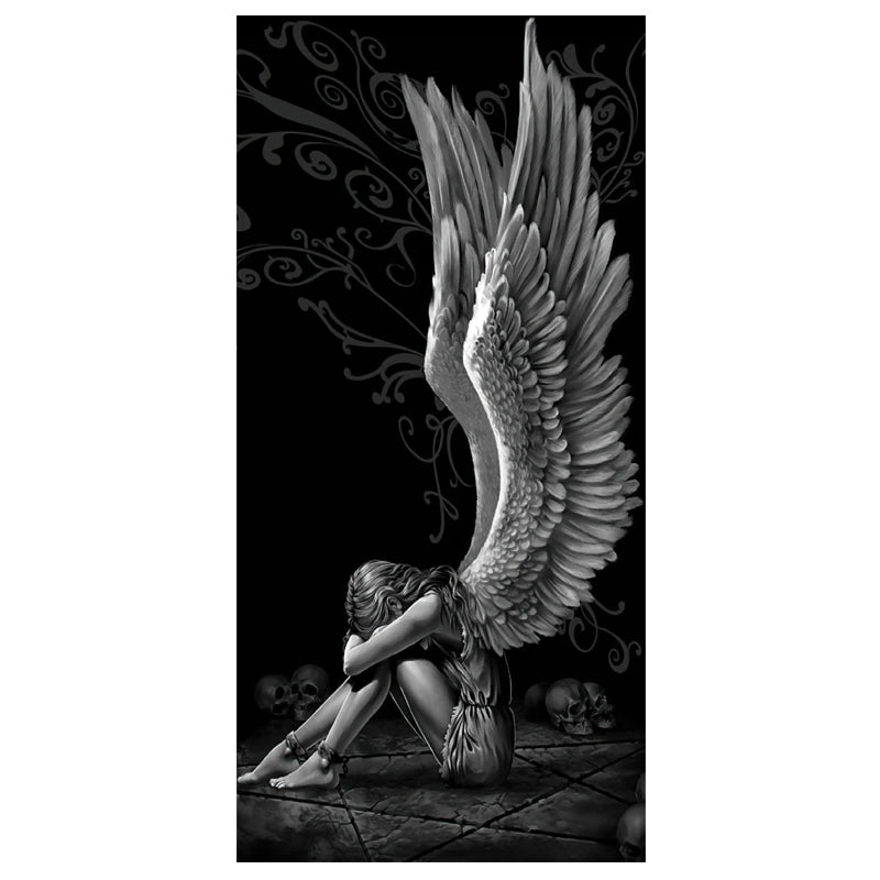 Wings of Dichotomy: Devil or Angel Art Wall Poster