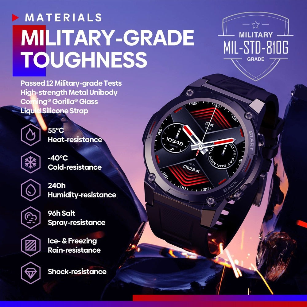 Zeblaze Vibe 7 Pro Military-grade Toughness AMOLED Display Smart Watch