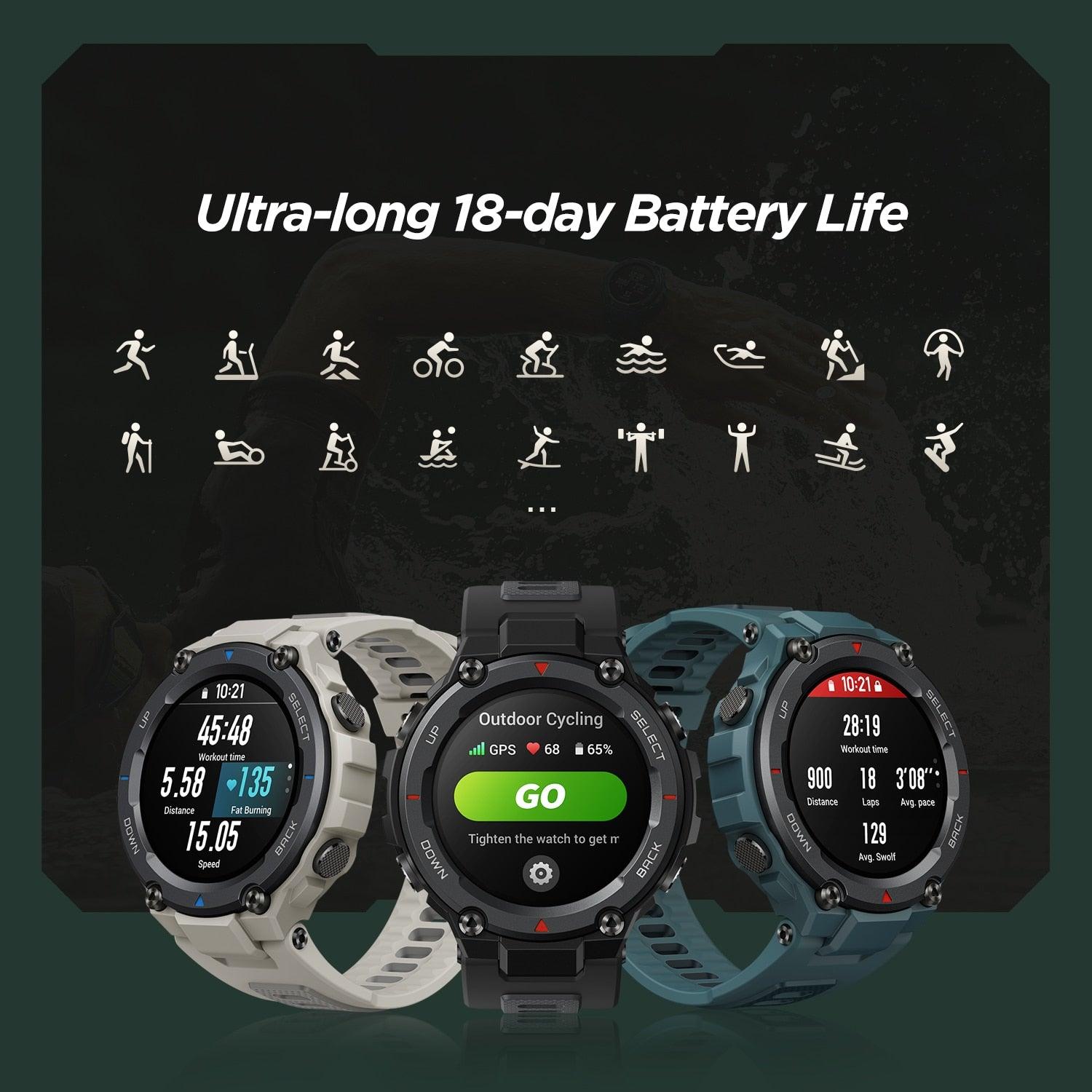 Amazfit T-rex Pro Military Grade Smartwatch - Outdoor