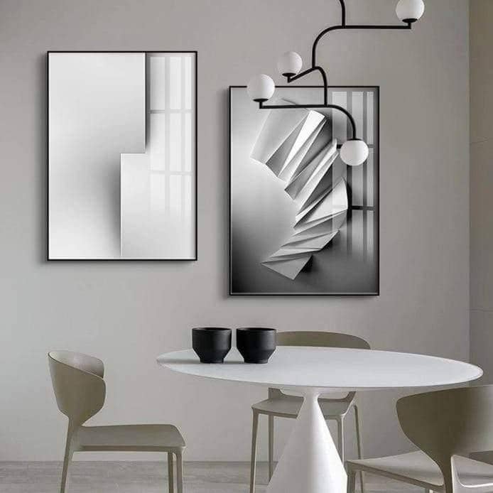 Bold Black & White Geometry: Artistic