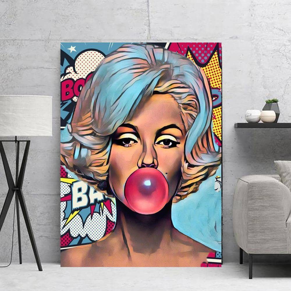 Bubble Marilyn Monroe: Pop Art Statement