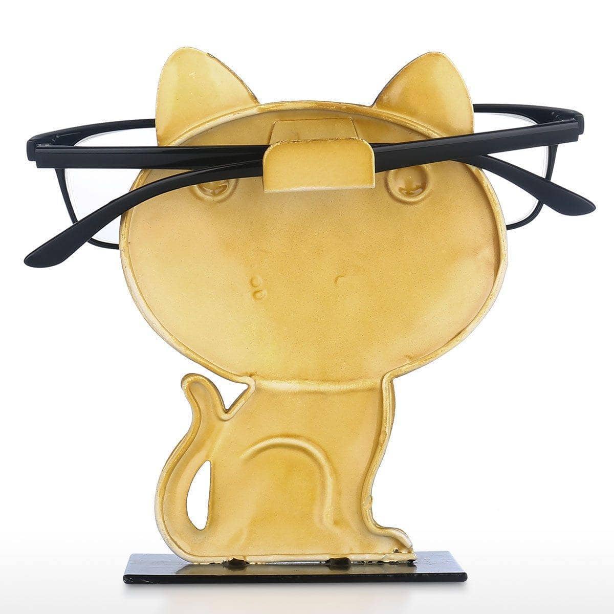 Cat Figurine Glasses Rack Holder Stand - Unique Home Decor for Wine Lovers