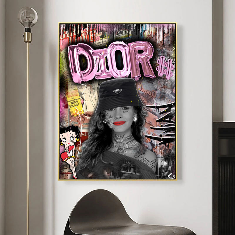 Dior Graffiti: Chic & Stylish Art