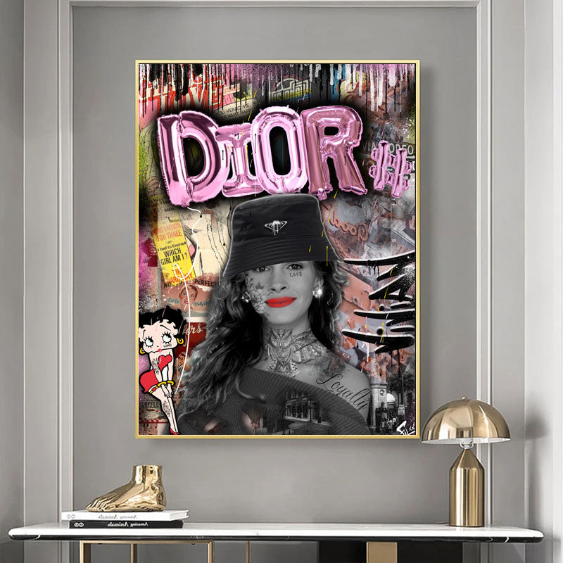 Dior Graffiti: Chic & Stylish Art