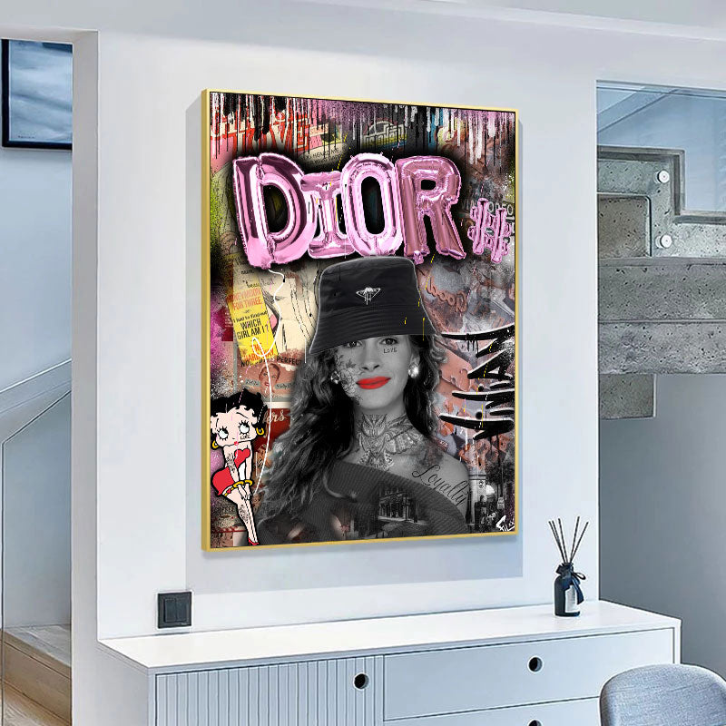 Dior Graffiti: Chic & Stylish Art