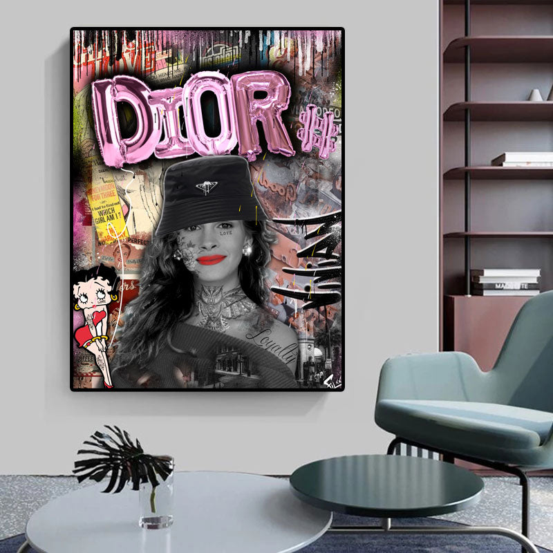 Dior Graffiti: Chic & Stylish Art