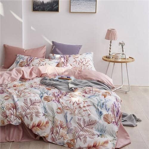 Egyptian Cotton Soft Bed Linen Flamingo Paisley Bedding Set - Comfortable and Chic