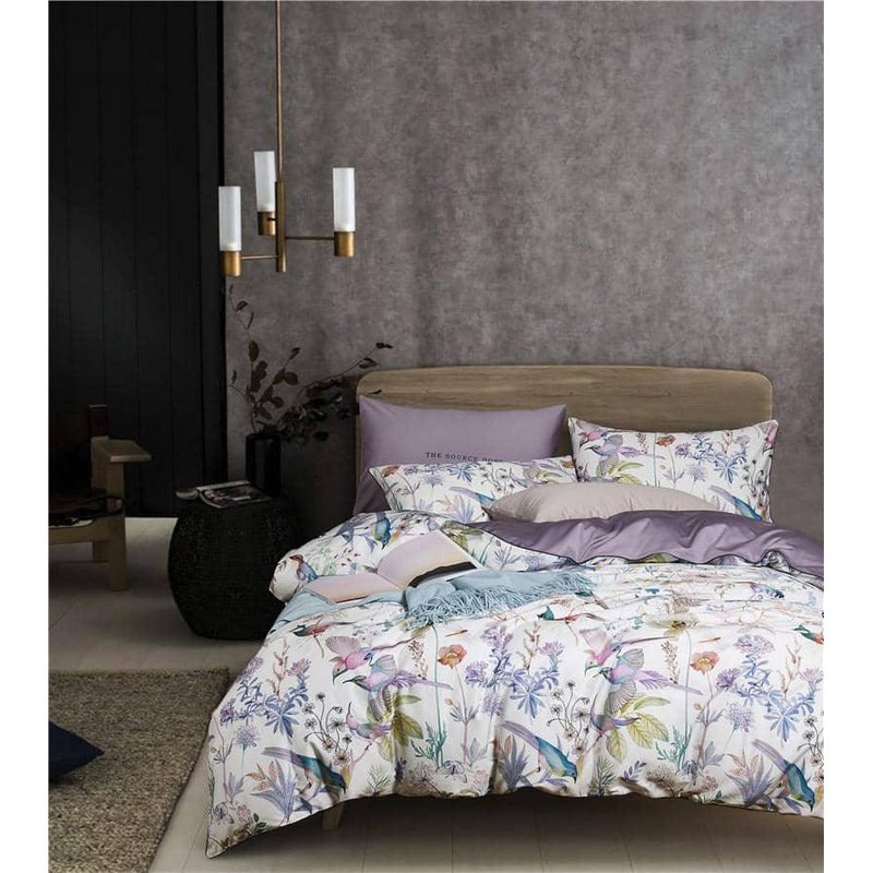 Egyptian Cotton Soft Bed Linen Flamingo Paisley Bedding Set - Comfortable and Chic