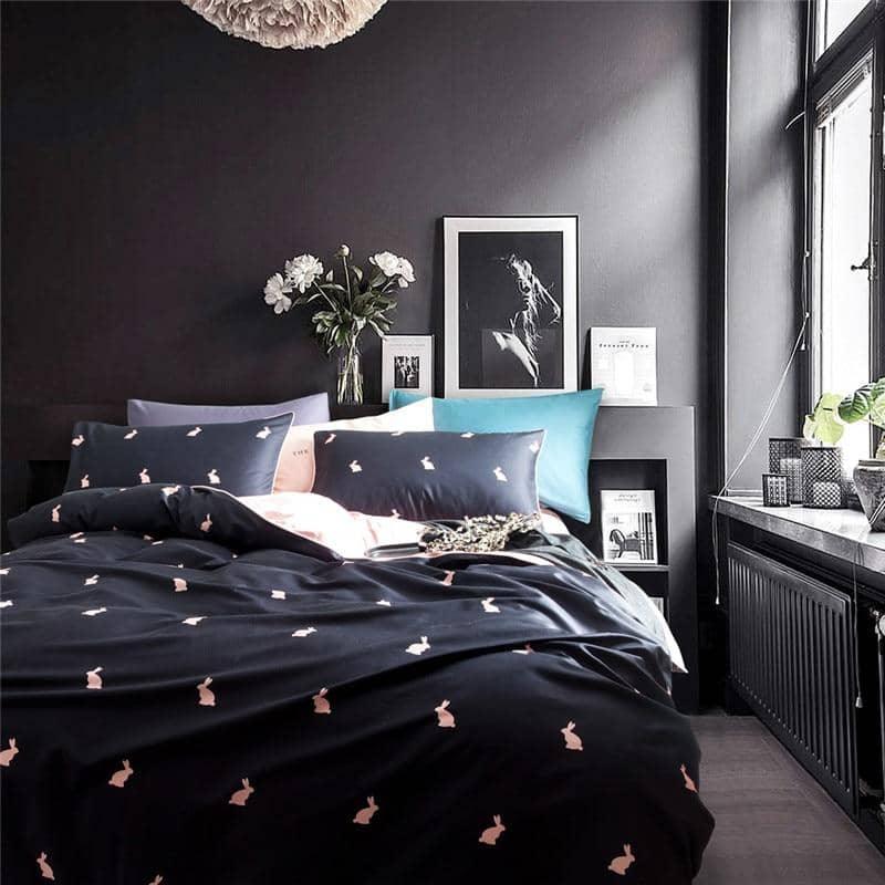 Egyptian Cotton Soft Bed Linen Flamingo Paisley Bedding Set - Comfortable and Chic