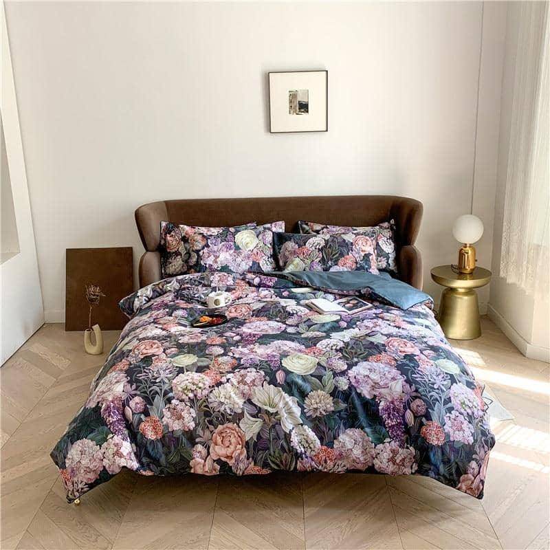 Egyptian Cotton Soft Bed Linen Flamingo Paisley Bedding Set - Comfortable and Chic