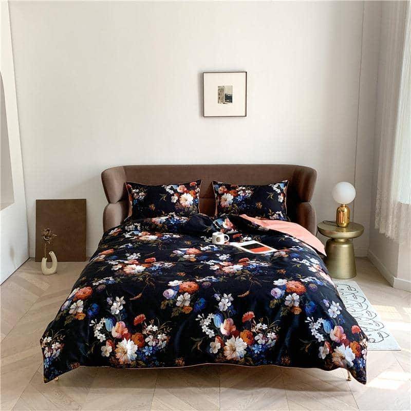 Egyptian Cotton Soft Bed Linen Flamingo Paisley Bedding Set - Comfortable and Chic