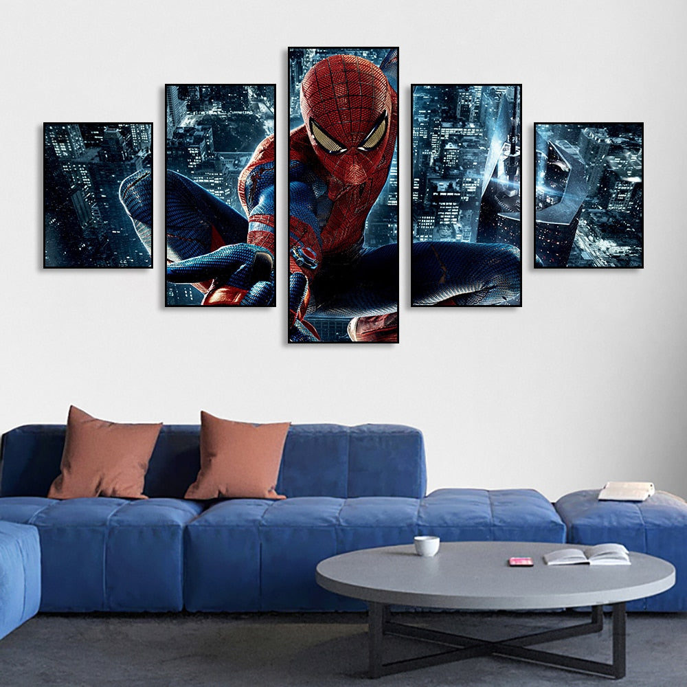 Epic Spider-Man Saga: Five-Picture Combination Marvel Heroes
