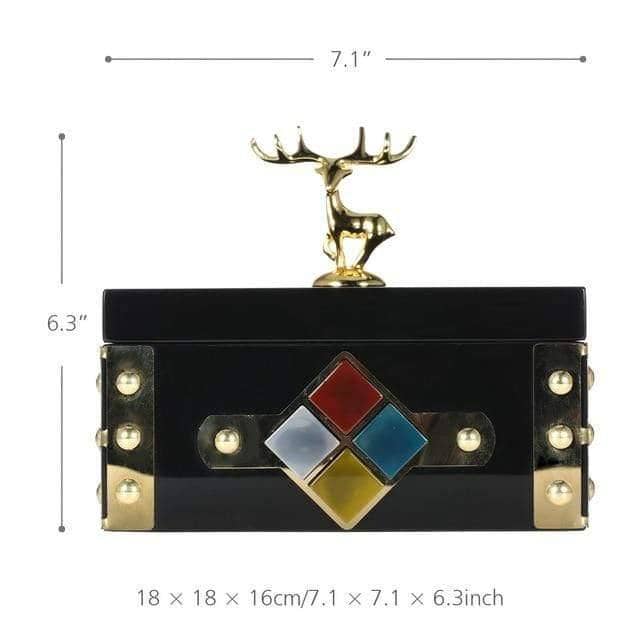 Golden Deer Jewelry Box: Stylish and Practical Storage Solution