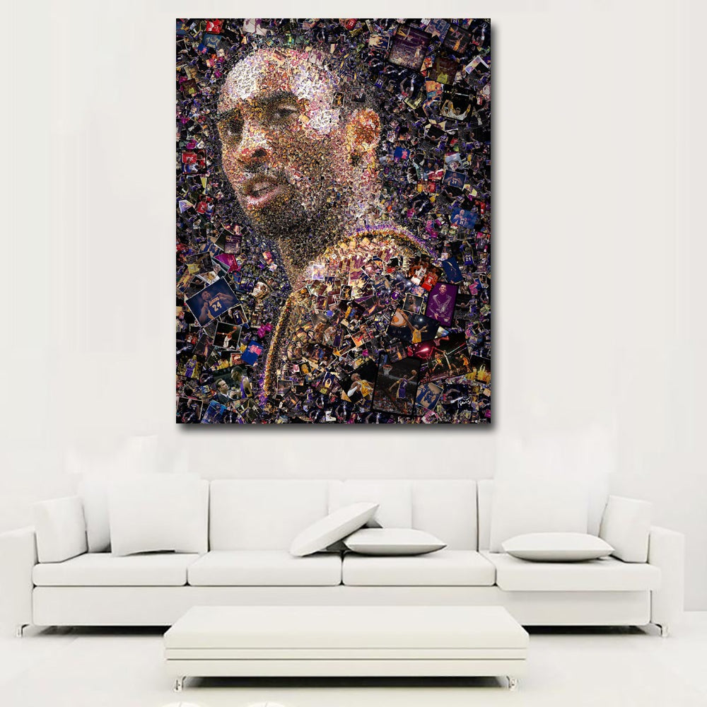 Kobe Bryant Captured Moments: Portrait Art