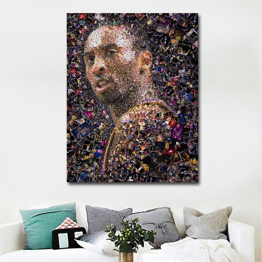 Kobe Bryant Captured Moments: Portrait Art