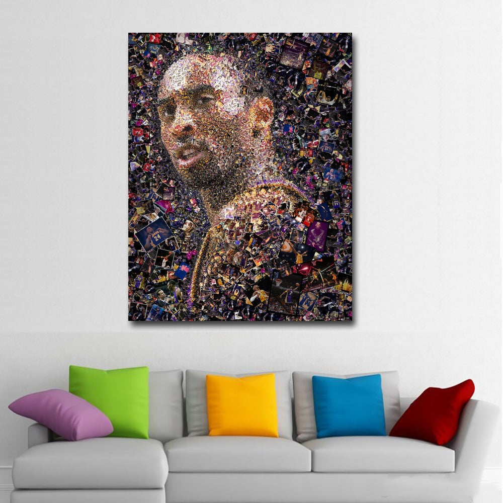 Kobe Bryant Captured Moments: Portrait Art