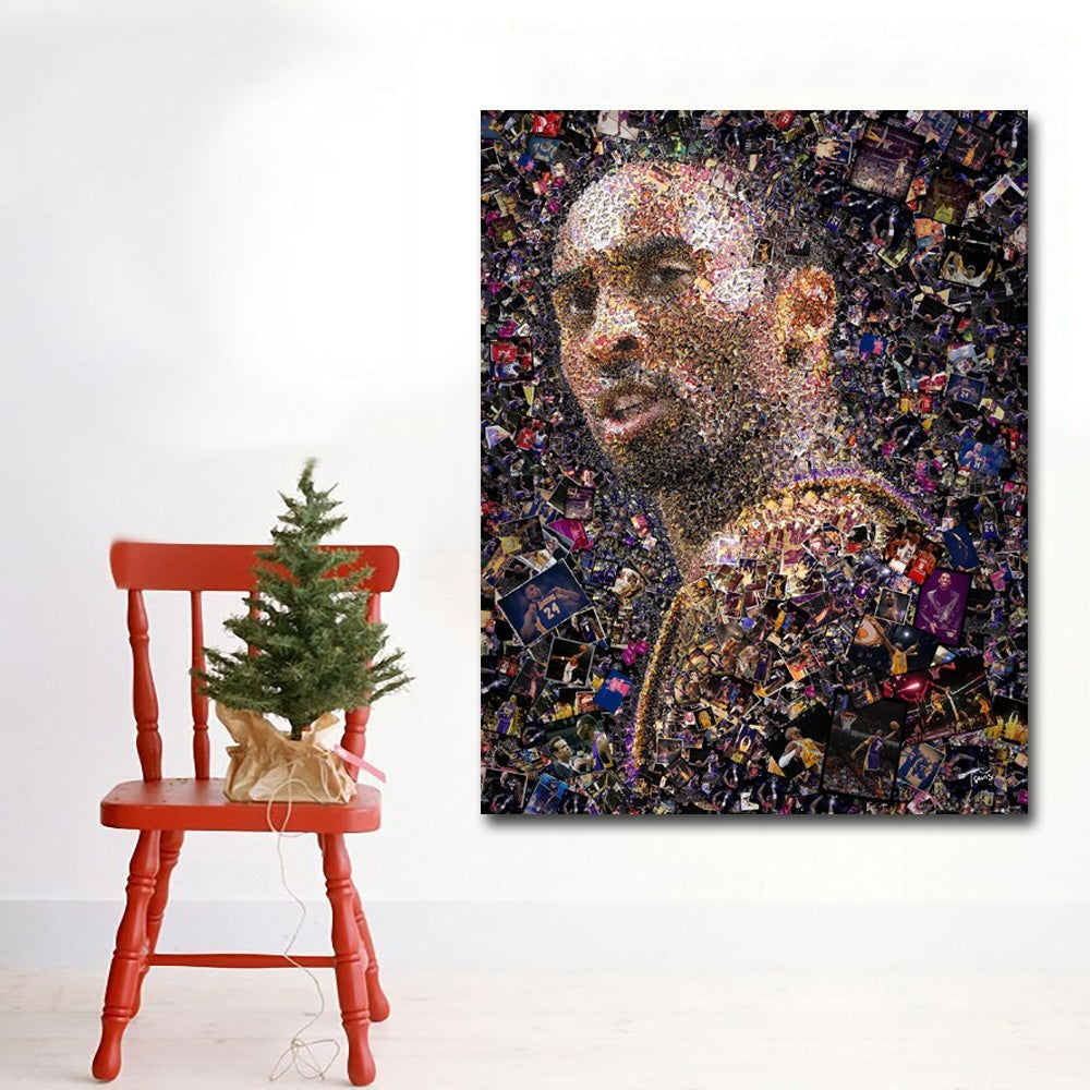 Kobe Bryant Captured Moments: Portrait Art