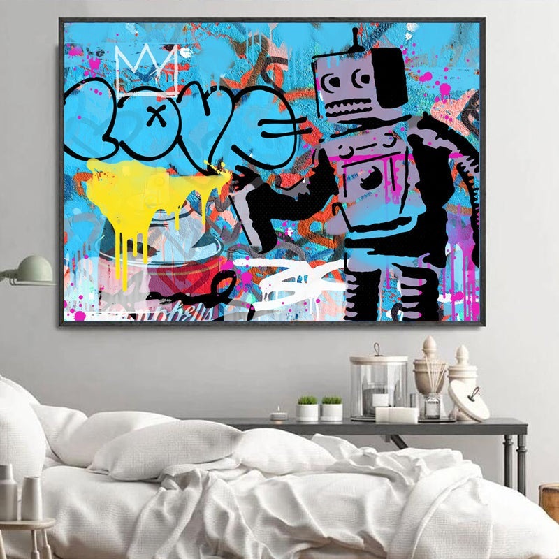 Love Robot: Graffiti by Stephen Chambers