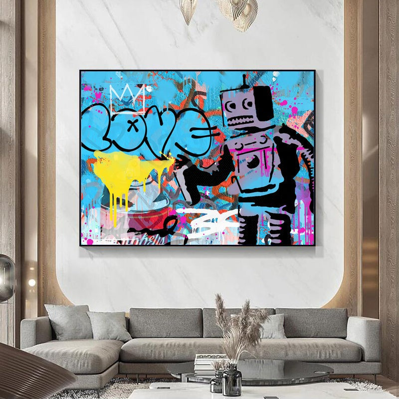 Love Robot: Graffiti by Stephen Chambers