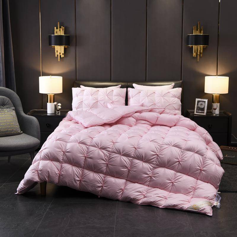 Luxurious 1000TC Goose Down Comforter Duvet - Queen/King Size Bedding