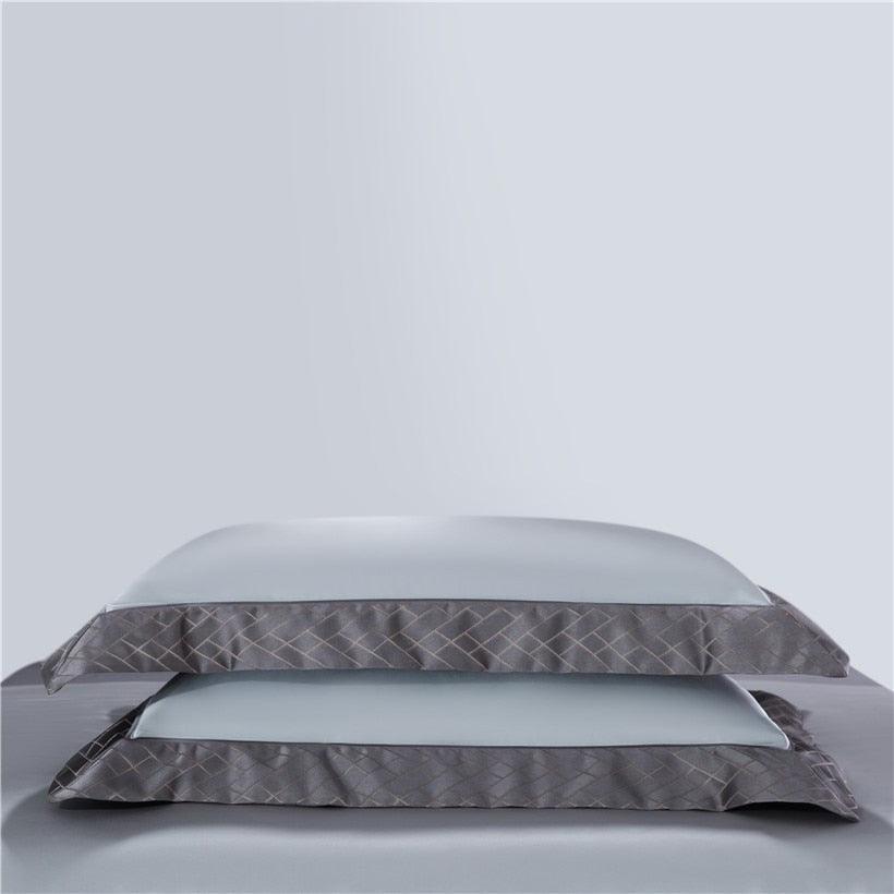 Luxurious Smooth Silky Satin 1000TC Egyptian Cotton 4pcs Bedding Set