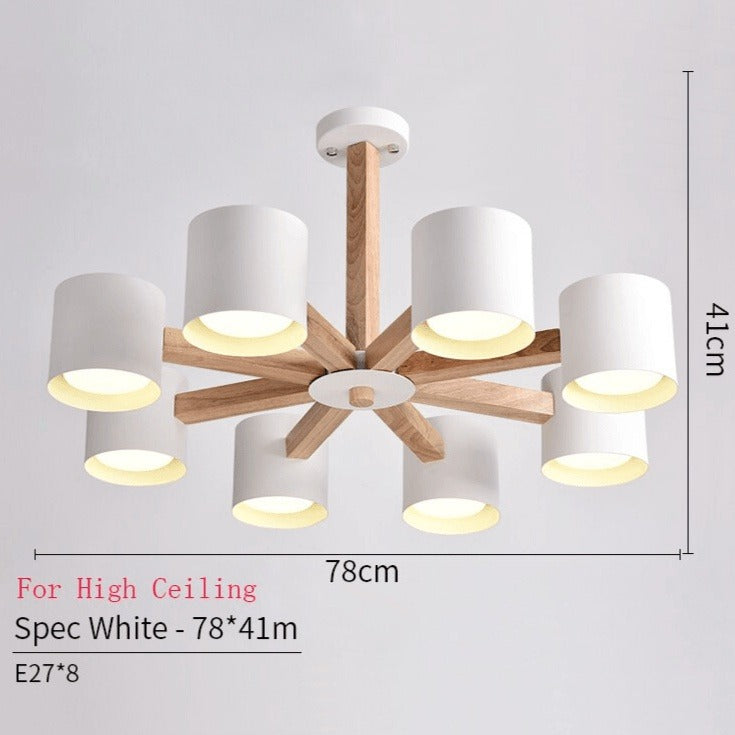 Nordic Chandelier LED Ceiling Lamp - Stylish Home Lighting