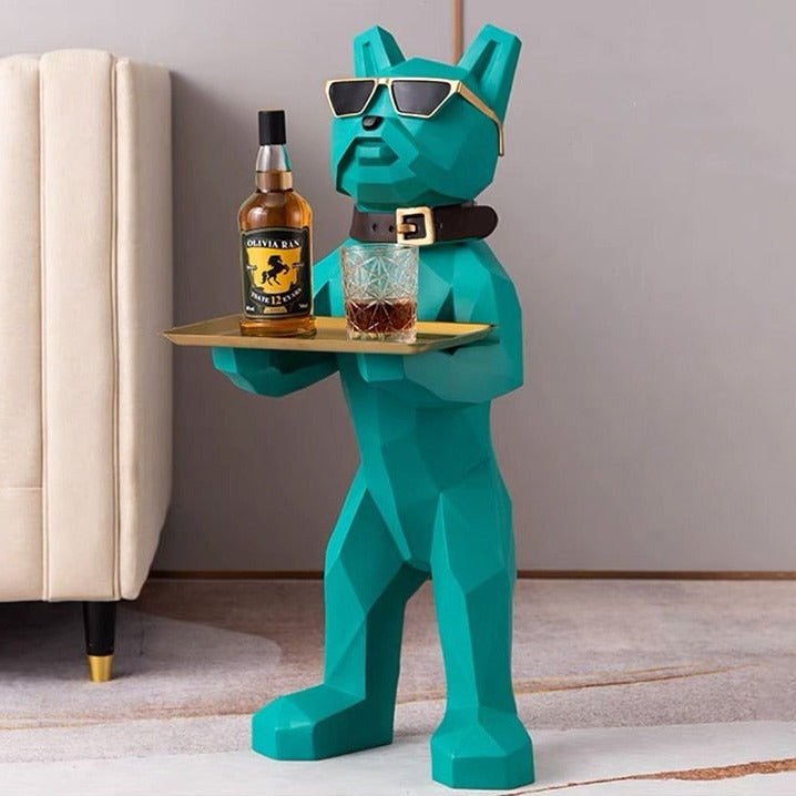 Nordic Fighting Bull Dog Figurine - Stylish Home Decoration