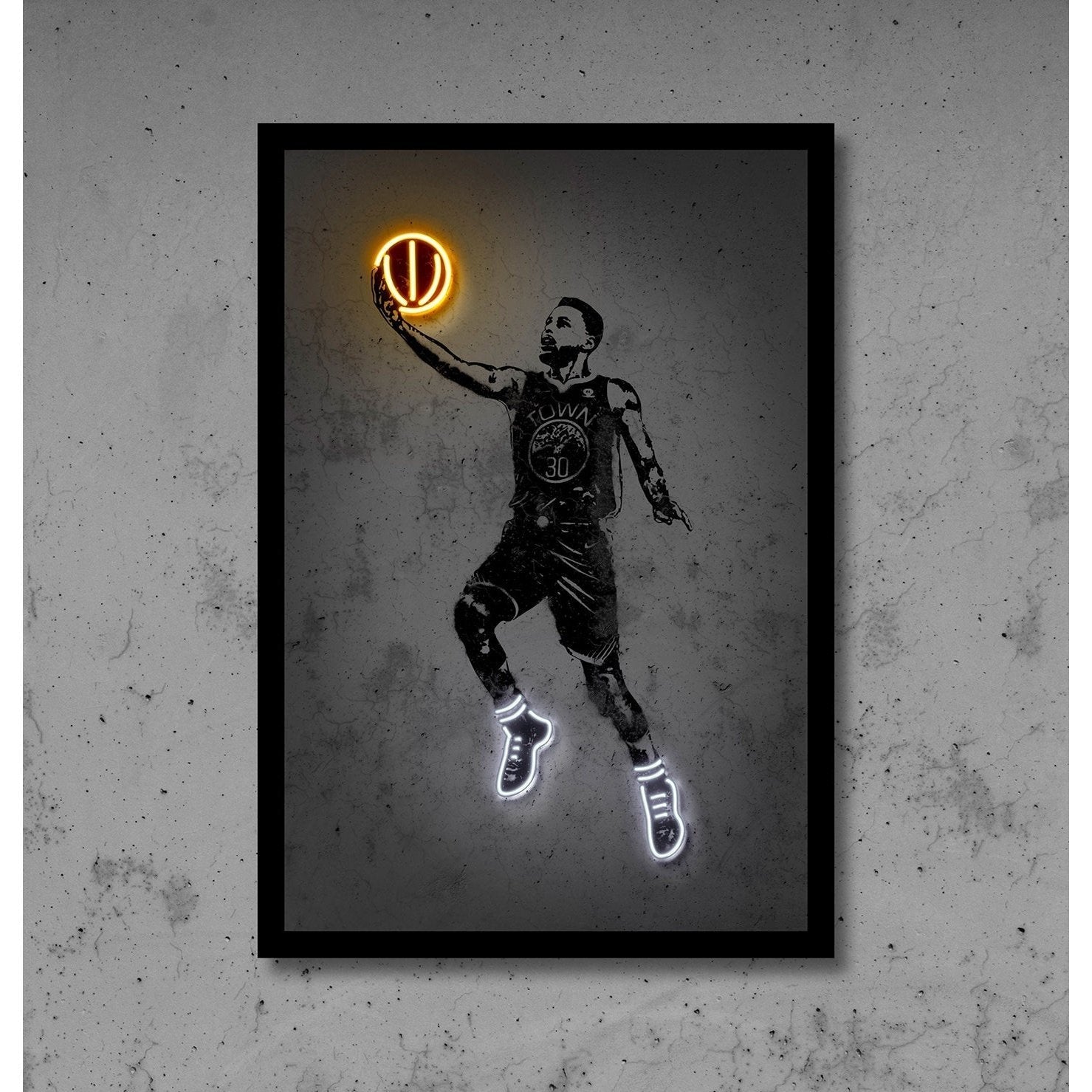 Stephen Curry Neon Splash: Warriors Superstar