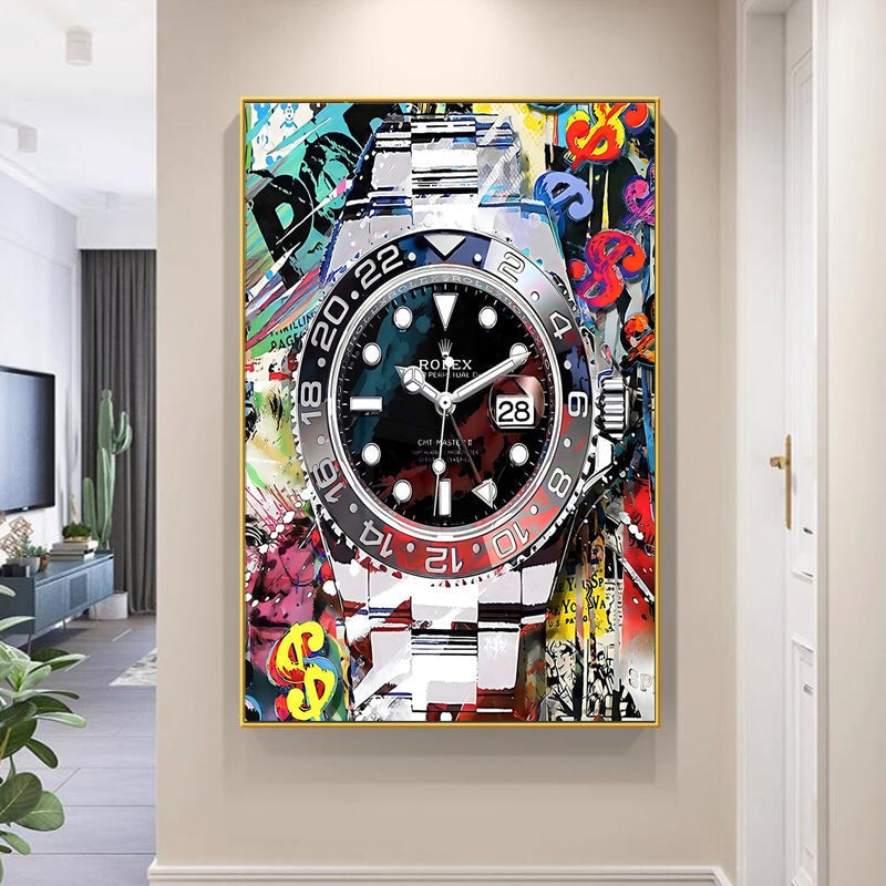 Urban Timepiece: Graffiti Rolex GMT Watch