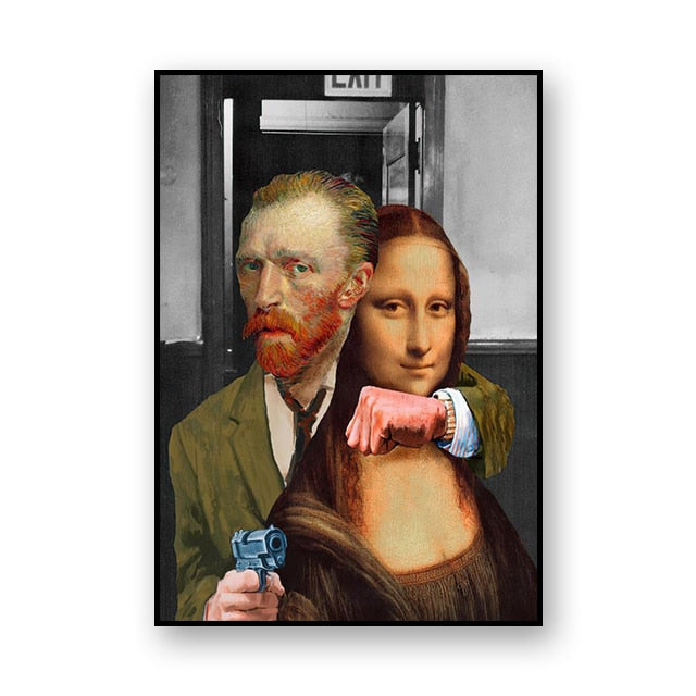 Van Gogh-Inspired Creative: Artistic Selfie