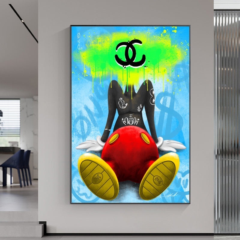 Wealthy Thoughts Money Mind - Creative Artwork